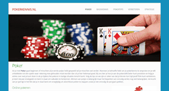 Desktop Screenshot of pokerkennis.nl